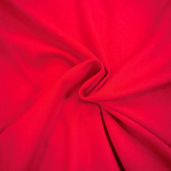 Linen Mix - Red